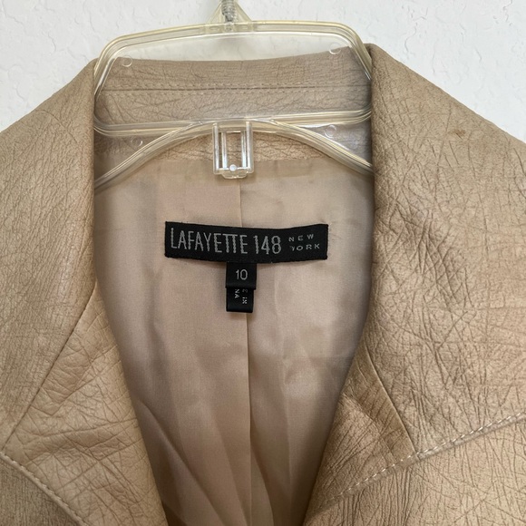 Vintage Lafayette 148 New York Leather Jacket - Picture 2 of 9